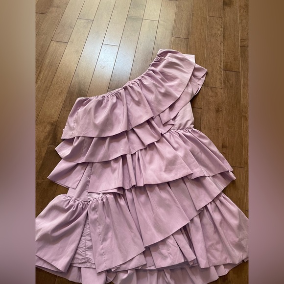 One shoulder ruffle dress - Picture 2 of 3